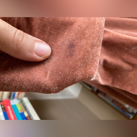 Suzanne Betro SB Mauve Pink Velvet Duster Kimono Cardigan Sz Large L - Picture 14 of 16